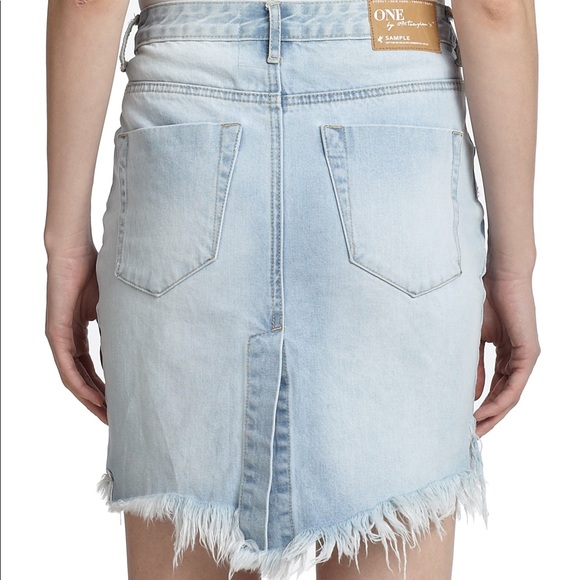 One Teaspoon Wilde 2020 Denim Pencil Skirt fits 26 - Picture 6 of 8